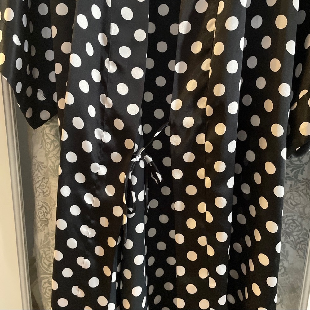 Morgan Taylor Polyester Short Robe Size M/L - Picture 5 of 7